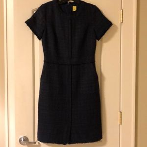Banana Republic Navy Tweed Dress